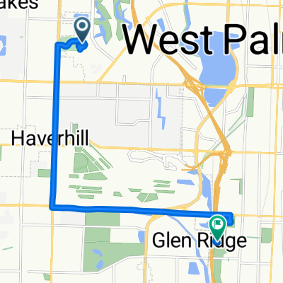 2600 N Military Trail, West Palm Beach to 4801 Dreher Trail N, West Palm Beach