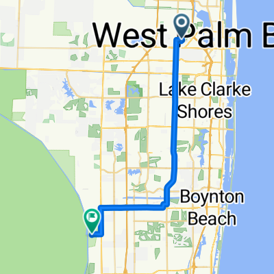 2600 N Military Trail, West Palm Beach to 10216 Lee Rd, Boynton Beach