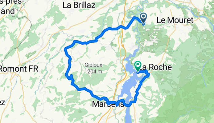 Arconciel - Pont-la-Ville (via Châtelard I)