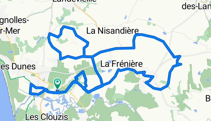 De Chemin du Bois de la Touche 16B, Brem-sur-Mer à Chemin du Bois de la Touche 16, Brem-sur-Mer