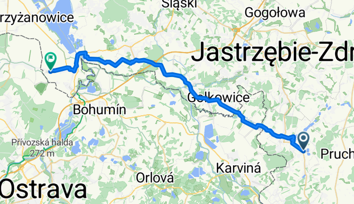 Jana Kochanowskiego 107, Zebrzydowice do Główna 45, Rudyszwałd