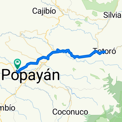 De Calle 3 A #54-11, Popayán a Calle 3 A #54-11, Popayán