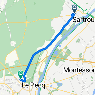 De Place de la Libération 3, Maisons-Laffitte à Rue d'Alsace 12, Saint-Germain-en-Laye