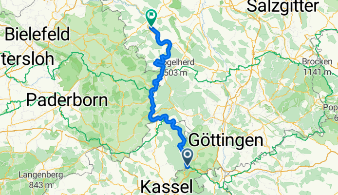 13/16 Hannoversch Münden - Hameln (Schutzhütte Tünder)