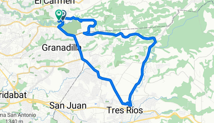 Tres Ríos Ruta tranquila en
