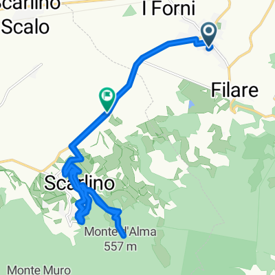 Percorso da Via Don Giovanni Minzoni 25, Bagno di Gavorrano
