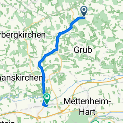Route nach Lindenweg 13, Ampfing
