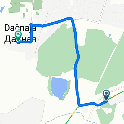 От улица Шкловская 112, Орша до Parkovaya 14, Dachnaya
