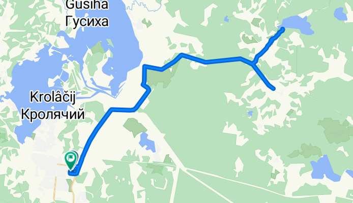 От Автодорожная улица 7Б, Удомля до переулок Автодорожный 3А, Удомля