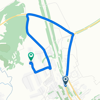 От Привокзальная улица 2, Суджа до Unnamed Road, Суджа