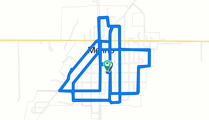 Moderate route in Menno