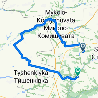 От Нововодолажский район до станция Берестовеньки