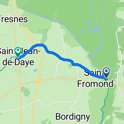 De 20 Village du Pont, Airel à 1 Rue du Château d'Eau, Saint-Jean-de-Daye