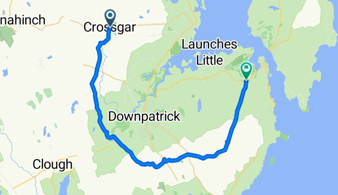 1–23 Lislea Dr, Crossgar, Downpatrick to 42–54 Castleward Road, Downpatrick