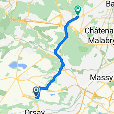 De Corbeville, Orsay à Rue de Normandie 1, Clamart