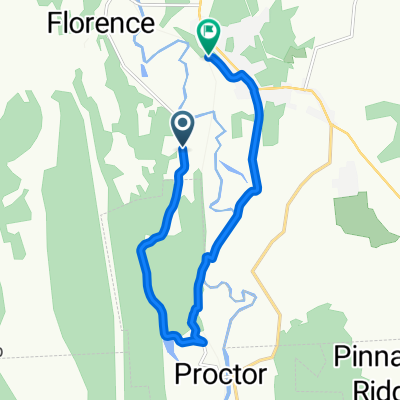 390 W Creek Rd, Proctor to 302–548 Depot Hill Rd, Pittsford