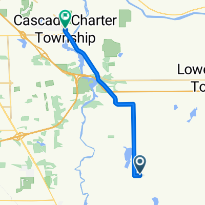 9185 76th St SE, Alto to 6757 Cascade Rd SE, Grand Rapids