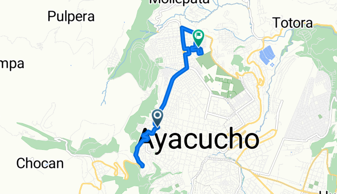 De Via Los Libertadores 218a, Ayacucho a Ayacucho