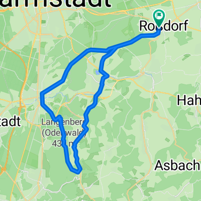 Roßdorf-Frankenstein und zurück CLONED FROM ROUTE 9338