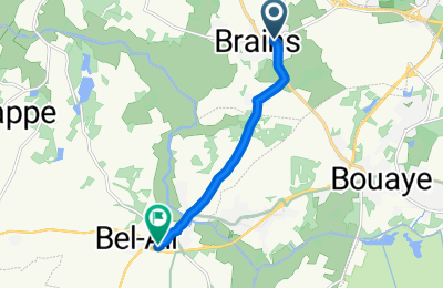 Route in der Bikemap App öffnen