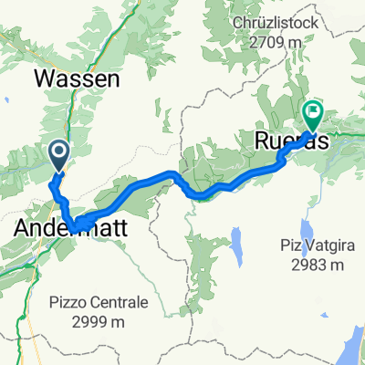 Göschenen-Oberalpass-Sedrun