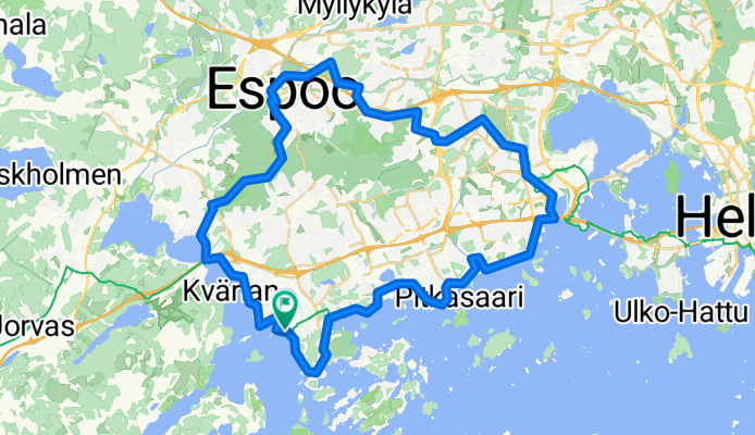 Espoo - Big loop through Kasavuori
