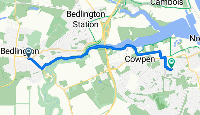 Old School, Church Lane, Bedlington to 23 Queen's Gardens, Blyth