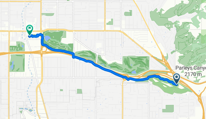 Parley's Trail, Salt Lake City to 1155 E Wilmington Ave, Salt Lake City