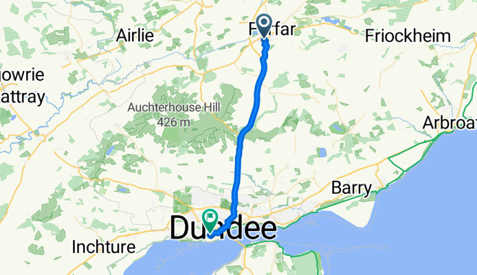 17 Threewells Drive, Forfar to 28 Annfield Road, Dundee