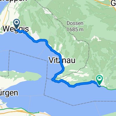 De Gotthardstrasse 4, Weggis à Seestrasse 28, Gersau