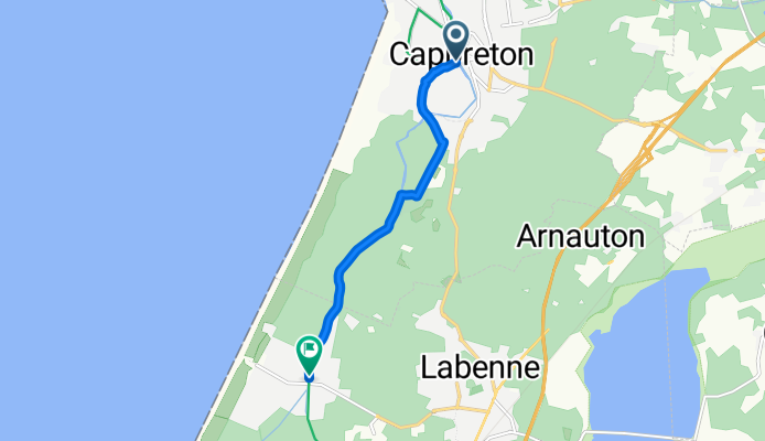 De 1 Avenue Georges Clemenceau, Capbreton à 51 Avenue de la Plage, Labenne
