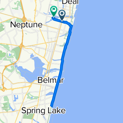 1401 Main St, Asbury Park to 5 Wanamassa Point Rd, Ocean