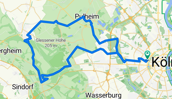 Ehrenfeld-Pulheim-Oberaußem-Horrem-Ehrenfeld
