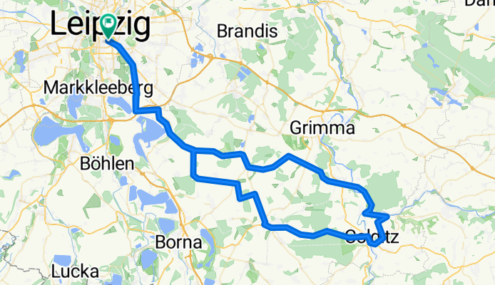 Leiptig-Colditz-Leipzig