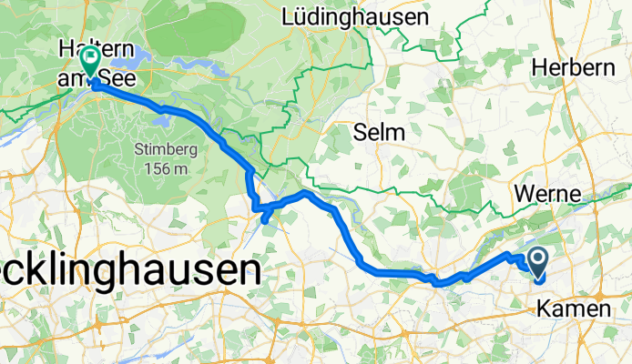 Schulstraße 117A, Bergkamen nach Zum Ikenkamp 9, Haltern am See