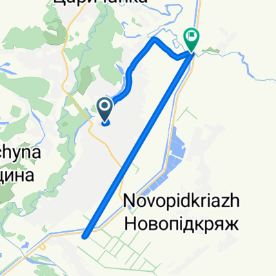От Unnamed Road, Могилівська до Автошлях Т 0412