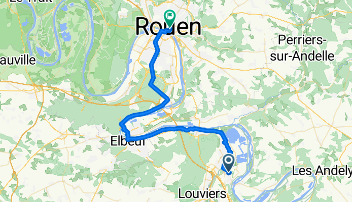 J4: St Etienne du Vauvray - Rouen