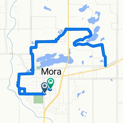 559 Watkins St, Mora to 500 McLean St, Mora
