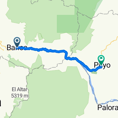 De Oriente, Baños a Rodrigo Granja, Puyo