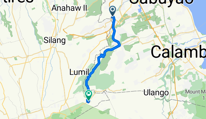 Route to Tagaytay-Laguna Via Calamba Road, Tagaytay  City