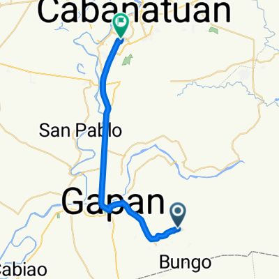 Unnamed Road, Gapan City to Unnamed Road, Cabanatuan City