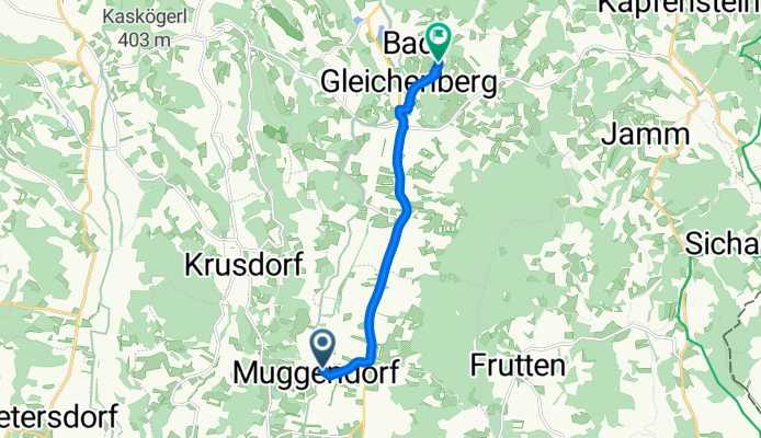 2021.07.19 Gleichenberg-Mufgendorf-Gleichenberg über Bundesstraße