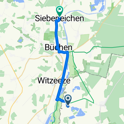 Butendiek 13, Schwanheide nach Siebeneichen, Schule