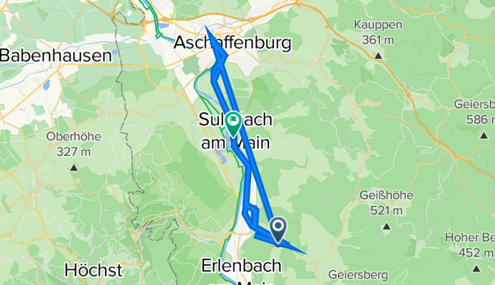 Hoffeldstraße 1, Elsenfeld nach Hauptstraße 64, Sulzbach am Main