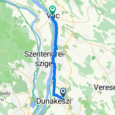 Kolozsvár utca 6., Dunakeszi to Március 15. tér 11., Vác