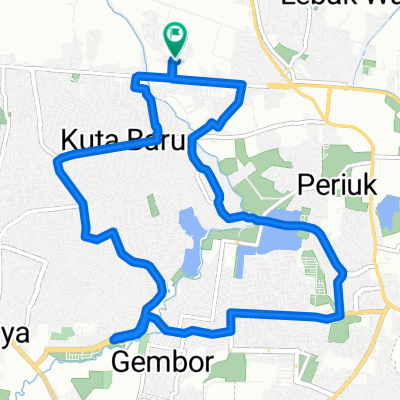 Jalan Kampung Karet 5, Kecamatan Sepatan to Jalan Karet Jaya Raya No.3, Kecamatan Sepatan