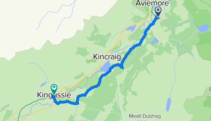 B970, Coylumbridge, Aviemore to King St, Kingussie