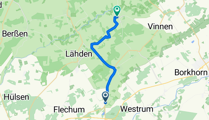 Wöstemühle, Lähden nach Am Alten Lager 7, Lähden