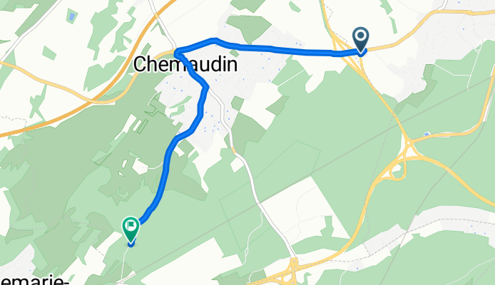 Route von D11, Franois
