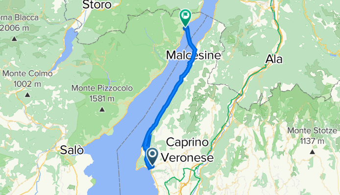 Via Monte Baldo 110, Garda nach Via 4 Novembre 25, Limone sul Garda